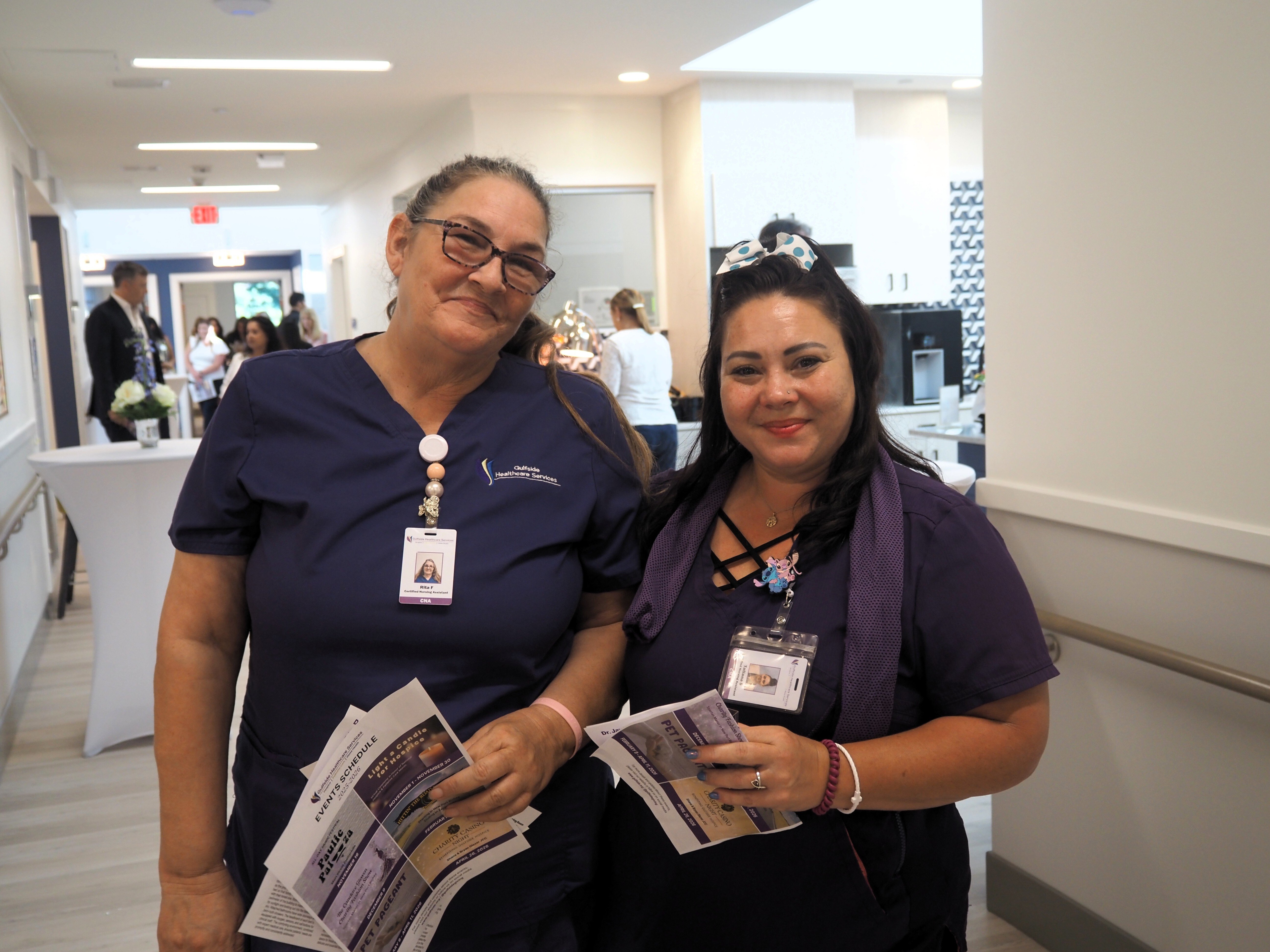 Gulfside clinical staff tour the new care center