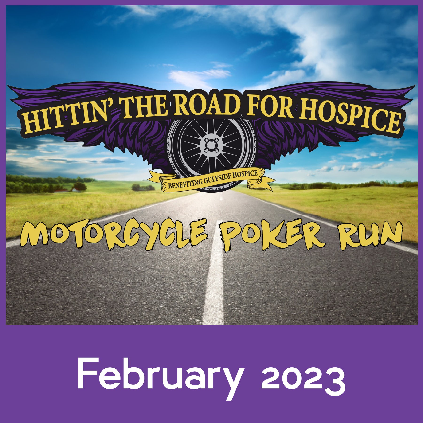 Hittin The Road for Hospice motorcycle poker run