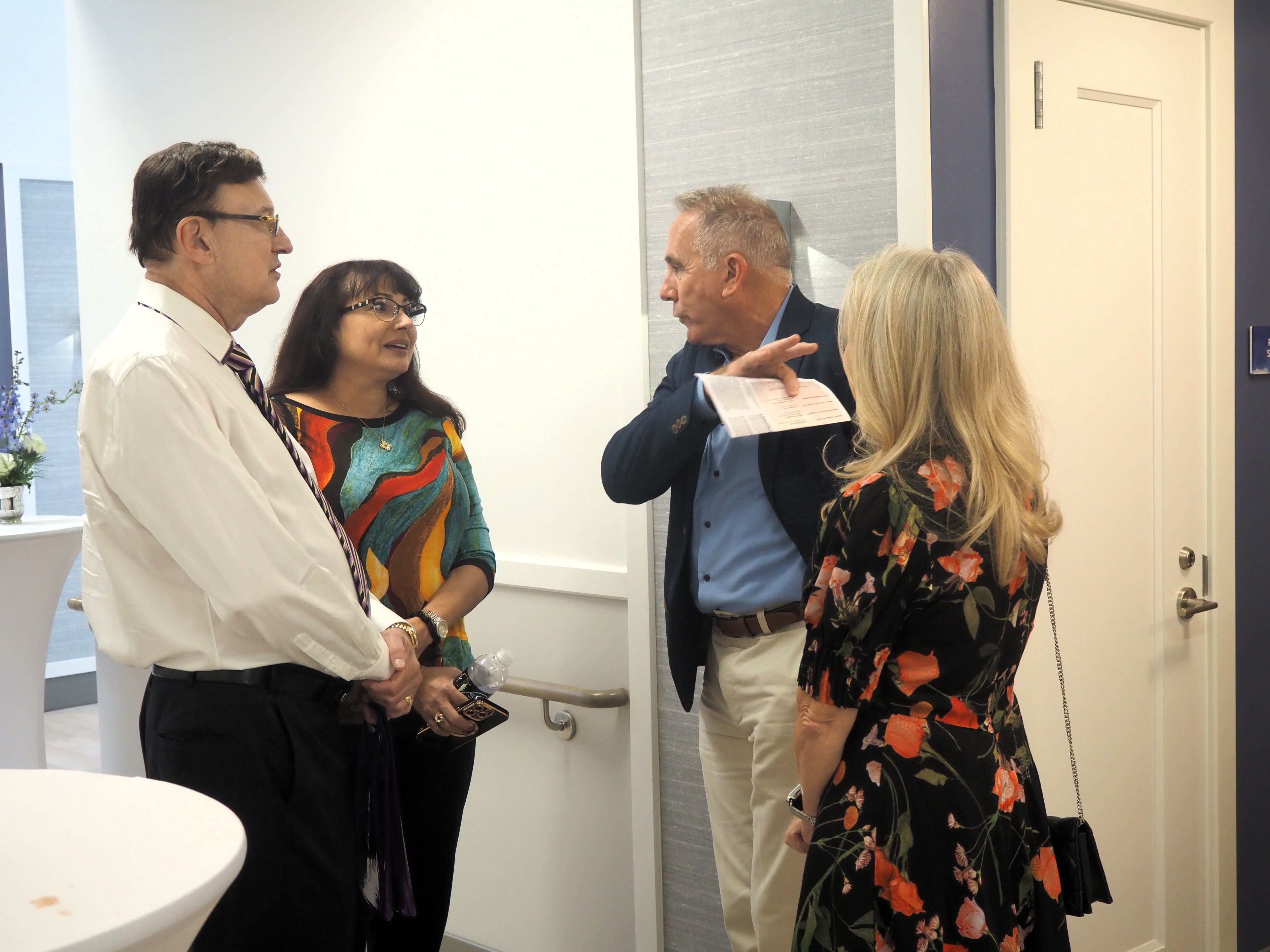 Dr. Daniel Heinig with guests