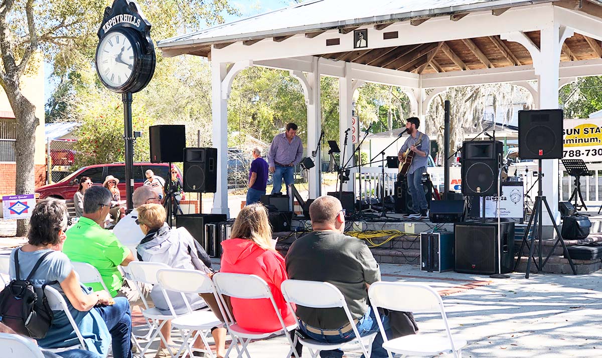 Paulie Palooza Band On Stage